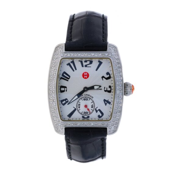 Michele Mini Urban Diamond Ladies Wristwatch 71-2701 Stainless Quartz 1 Yr Wnty main image 5